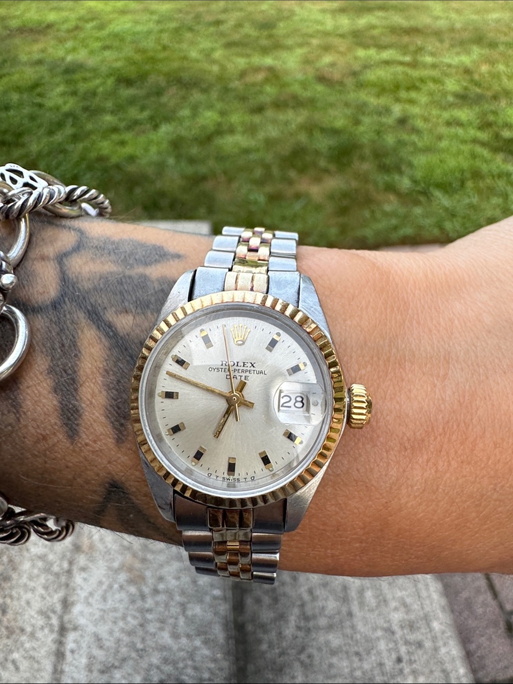 Rolex Two-Tone Gold and Silver Ladies Datejust Watch - Picture 10 of 10